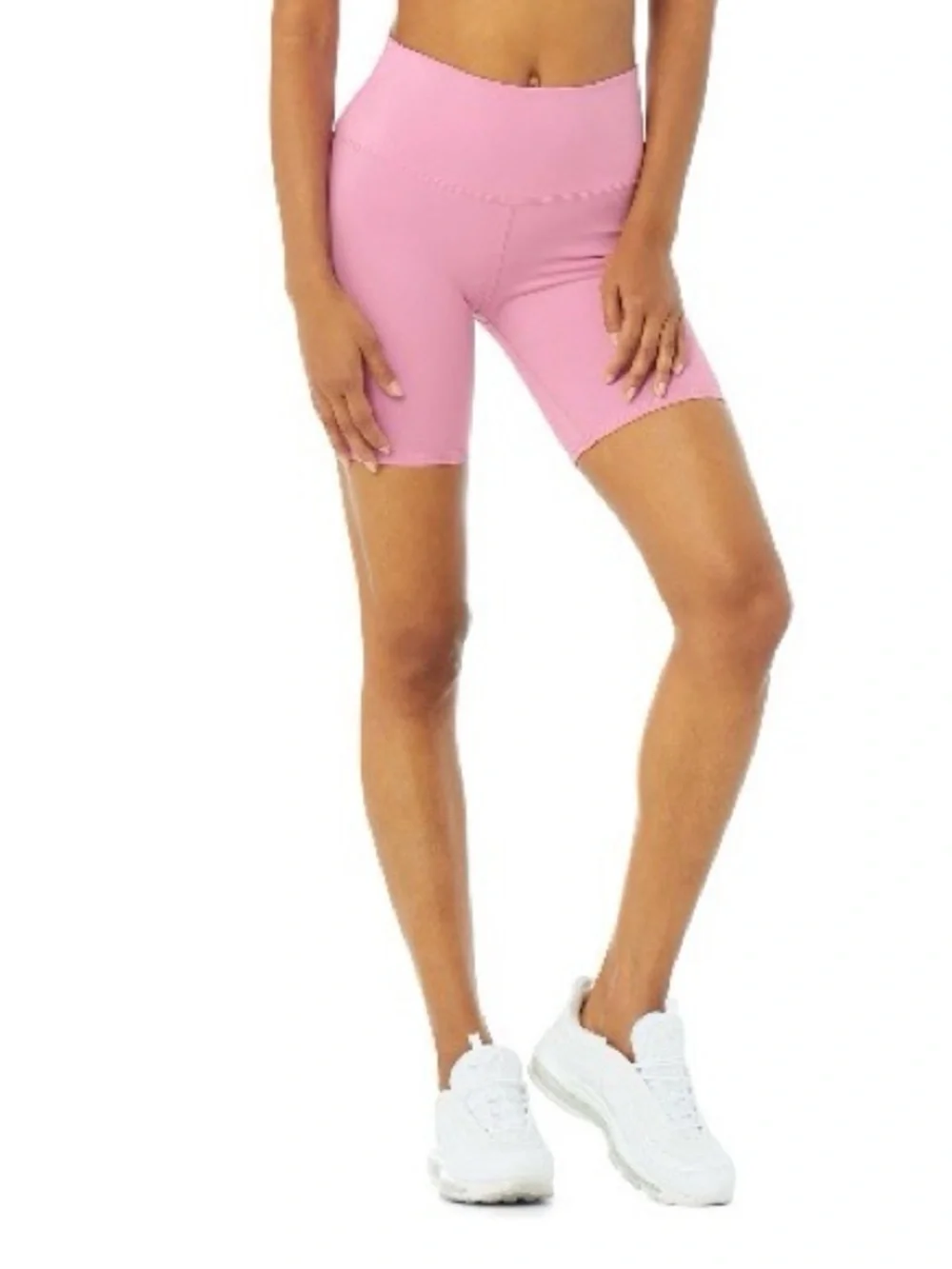 ALO High-Waist Women's Biker Shorts Parisian Pink